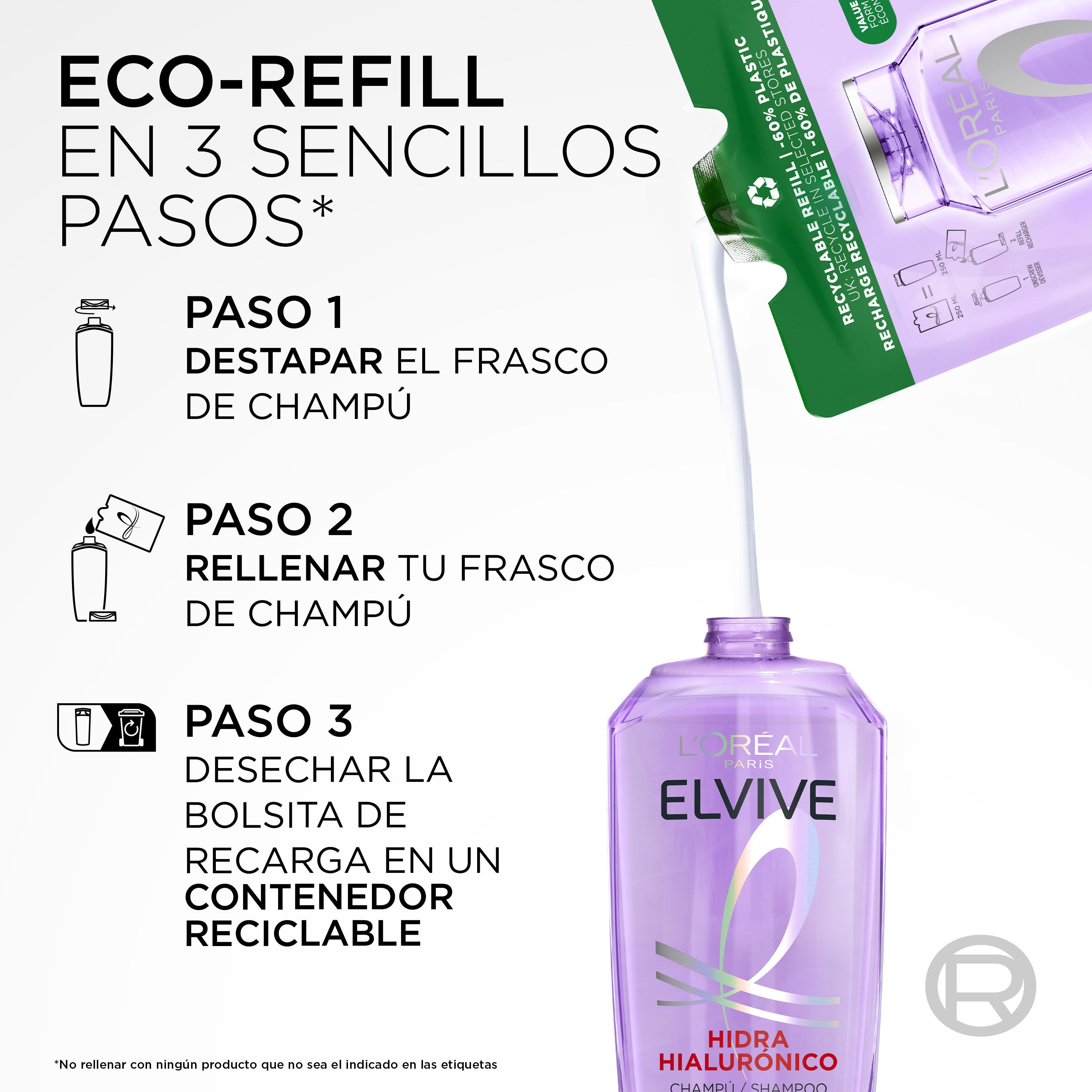 Champô elvive Hydra Hyaluronic
