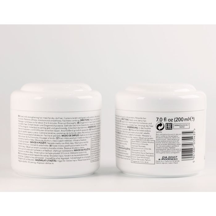 Máscara de leite de cabra