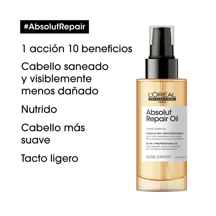 Absolut Repair Gold Óleo 10 em 1