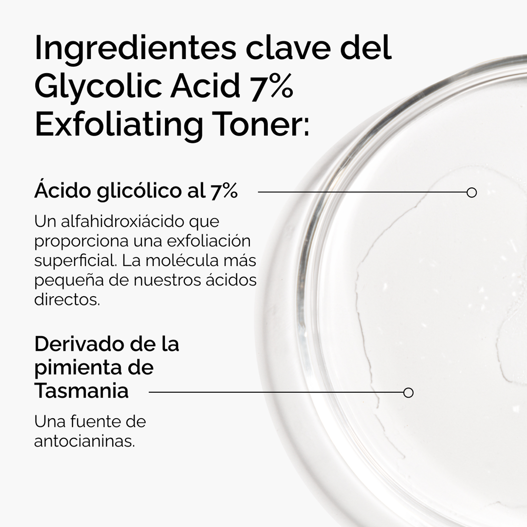 Tónico Esfoliante com Ácido Glicólico 7%