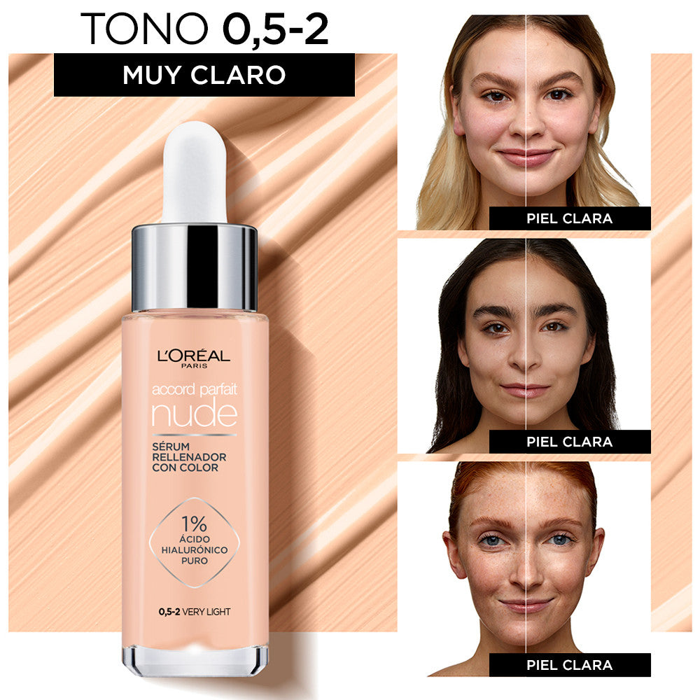 Accord Parfait True Match Nude Sérum com cor