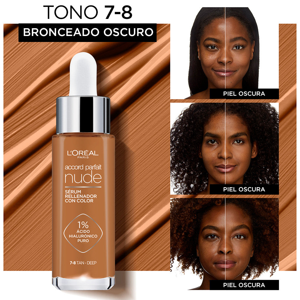 Accord Parfait True Match Nude Sérum com cor