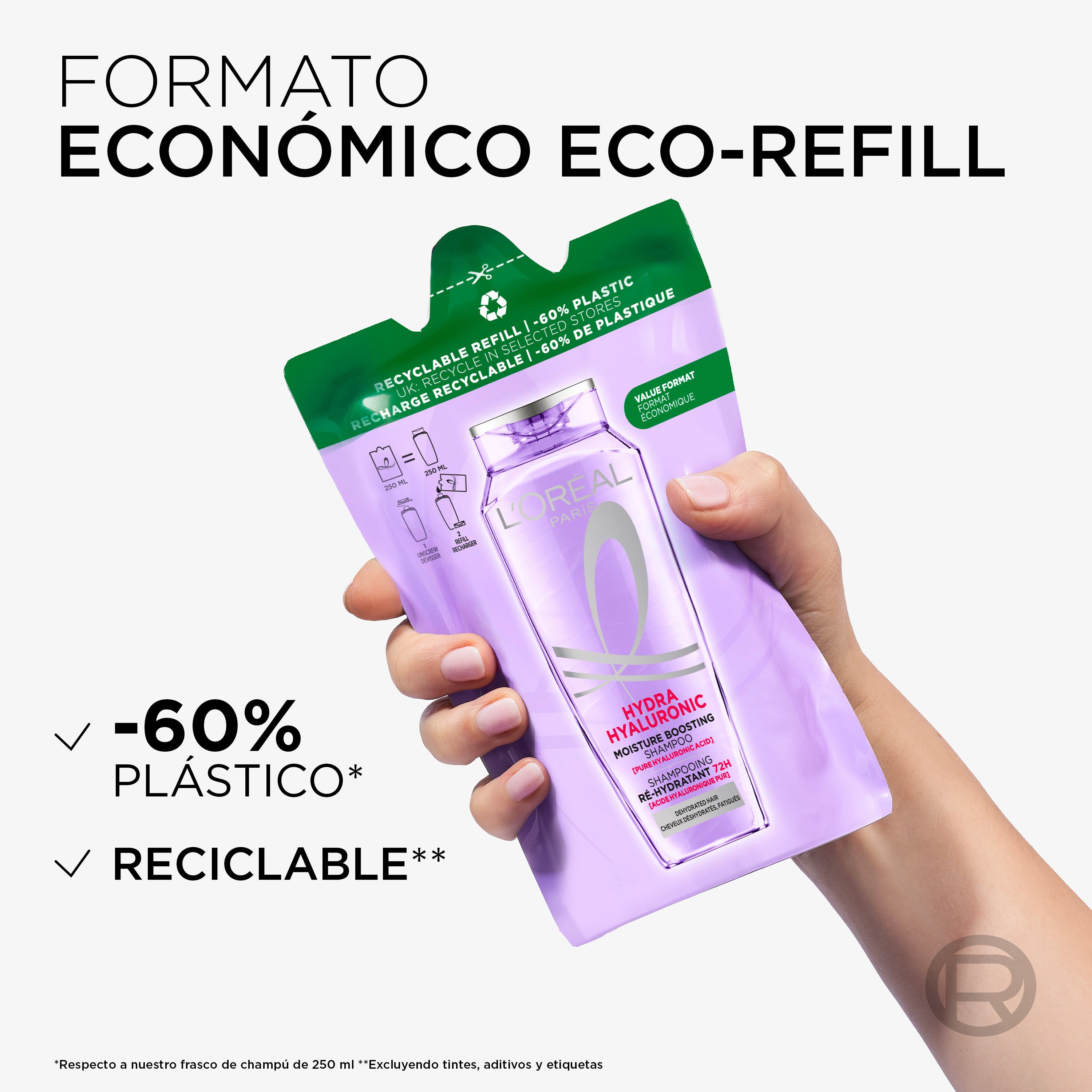 Champô elvive Hydra Hyaluronic