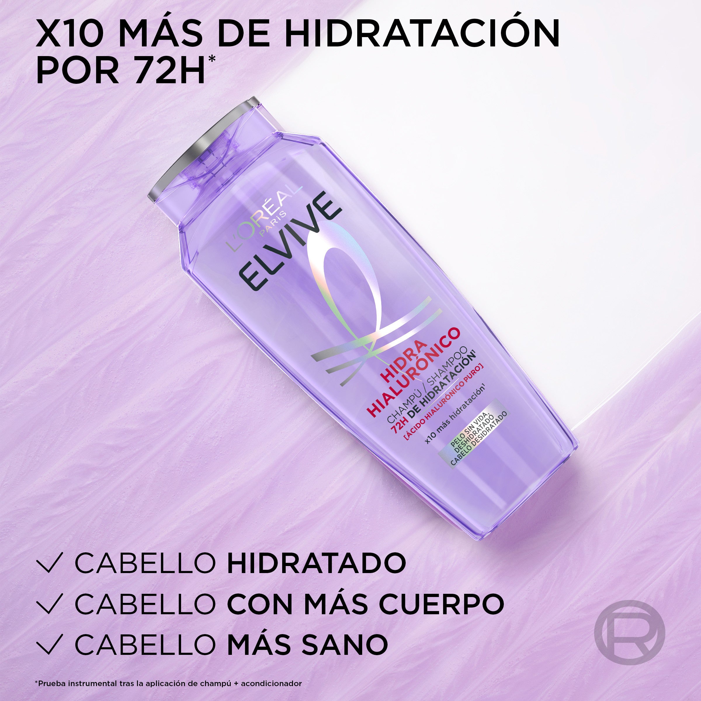 Champô elvive Hydra Hyaluronic