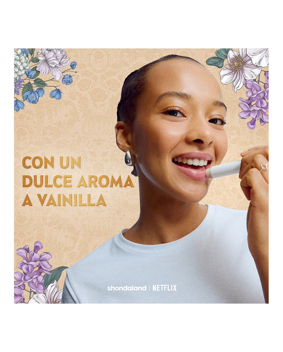 Bálsamo labial hidratante 24h Bridgerton Vanilla Biscuit