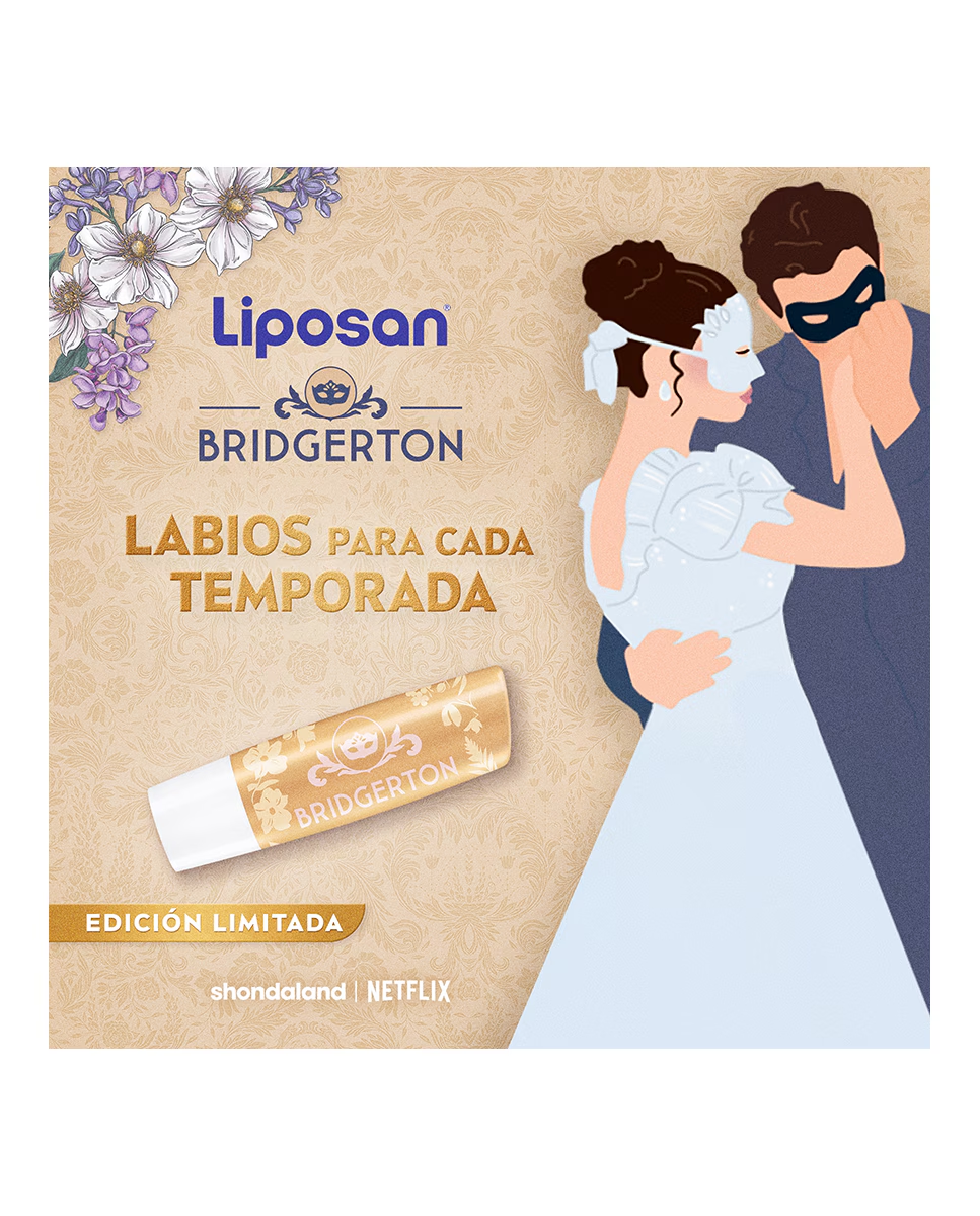 Bálsamo labial hidratante 24h Bridgerton Vanilla Biscuit