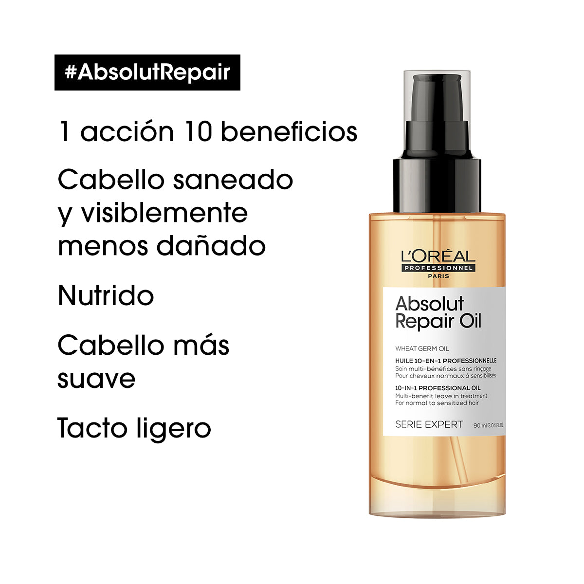 Absolut Repair Gold Óleo 10 em 1